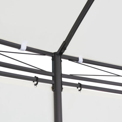 Gazebo Bianco Crema 530x350x265 cm | homemem39