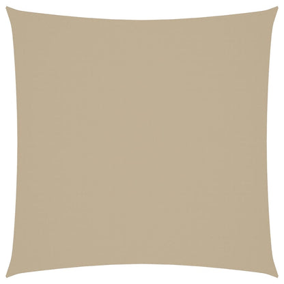 Parasole a Vela in Tela Oxford Quadrato 3,6x3,6 m Beige - homemem39