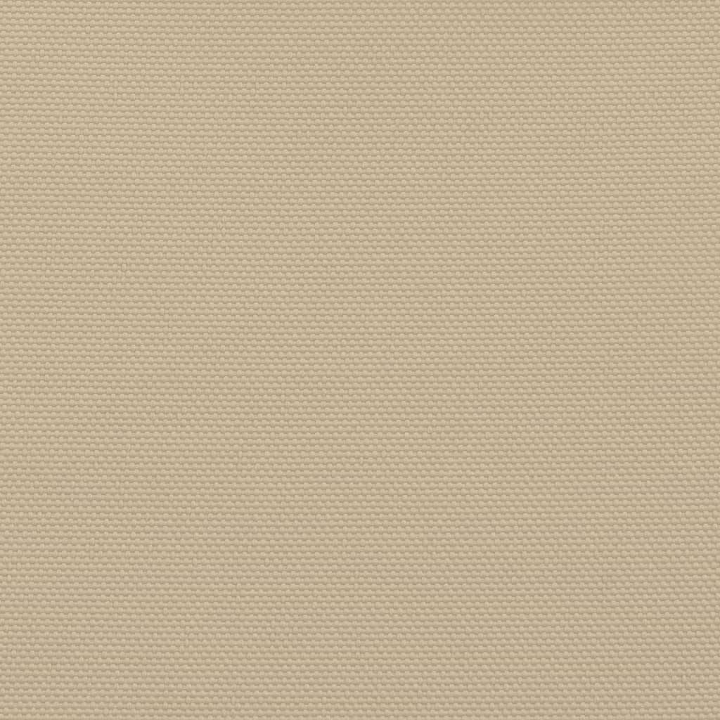 Parasole a Vela in Tela Oxford Quadrato 3,6x3,6 m Beige