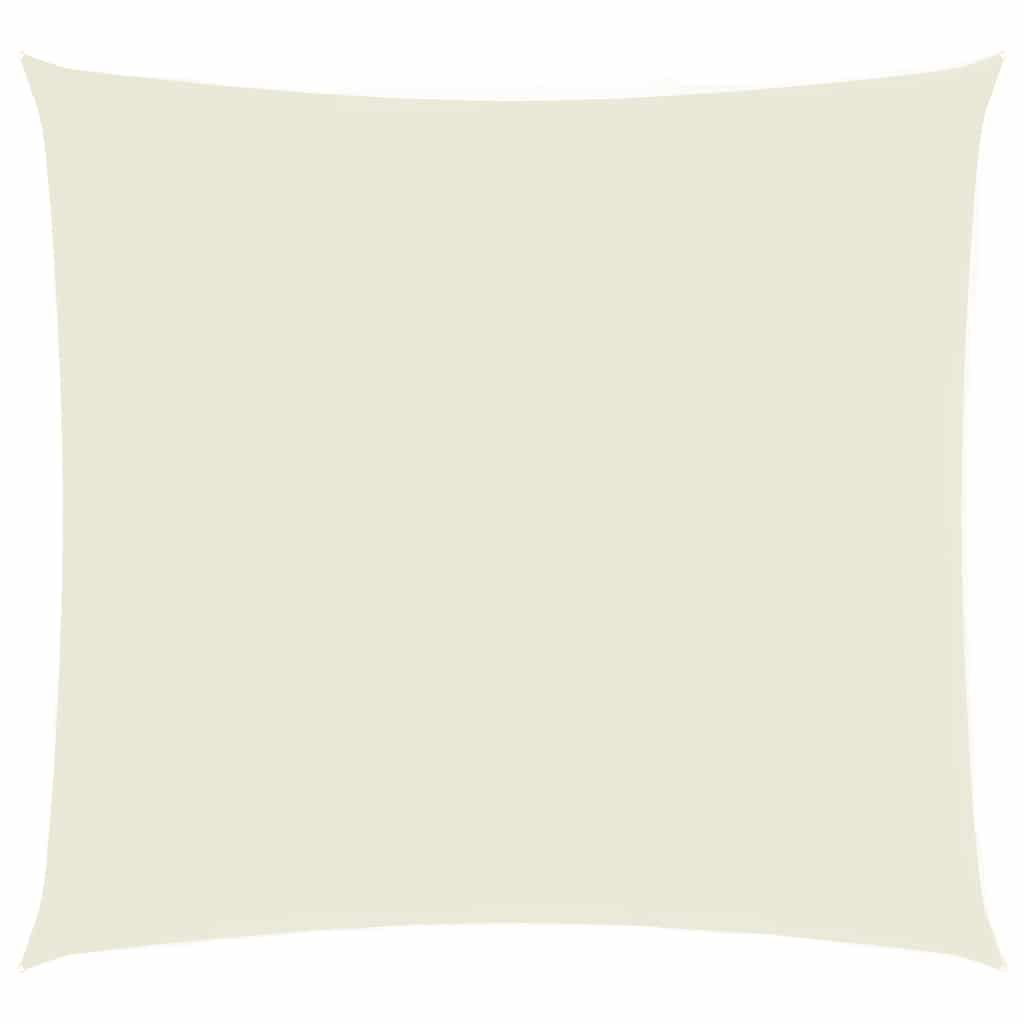 Parasole a Vela Oxford Quadrato 3,6x3,6 m Crema