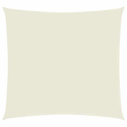 Parasole a Vela Oxford Quadrato 3,6x3,6 m Crema