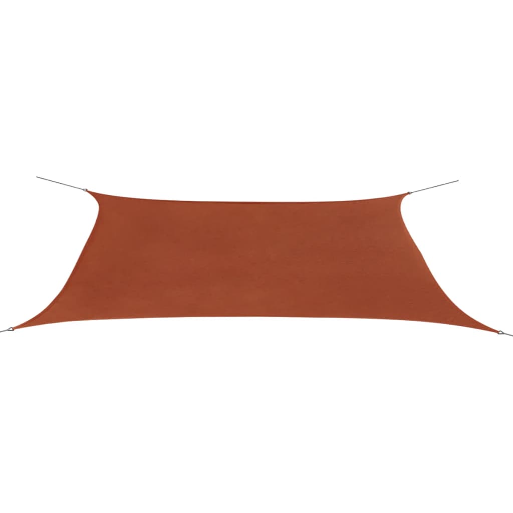 Parasole a Vela Oxford Rettangolare 4x6 m Terracotta - homemem39