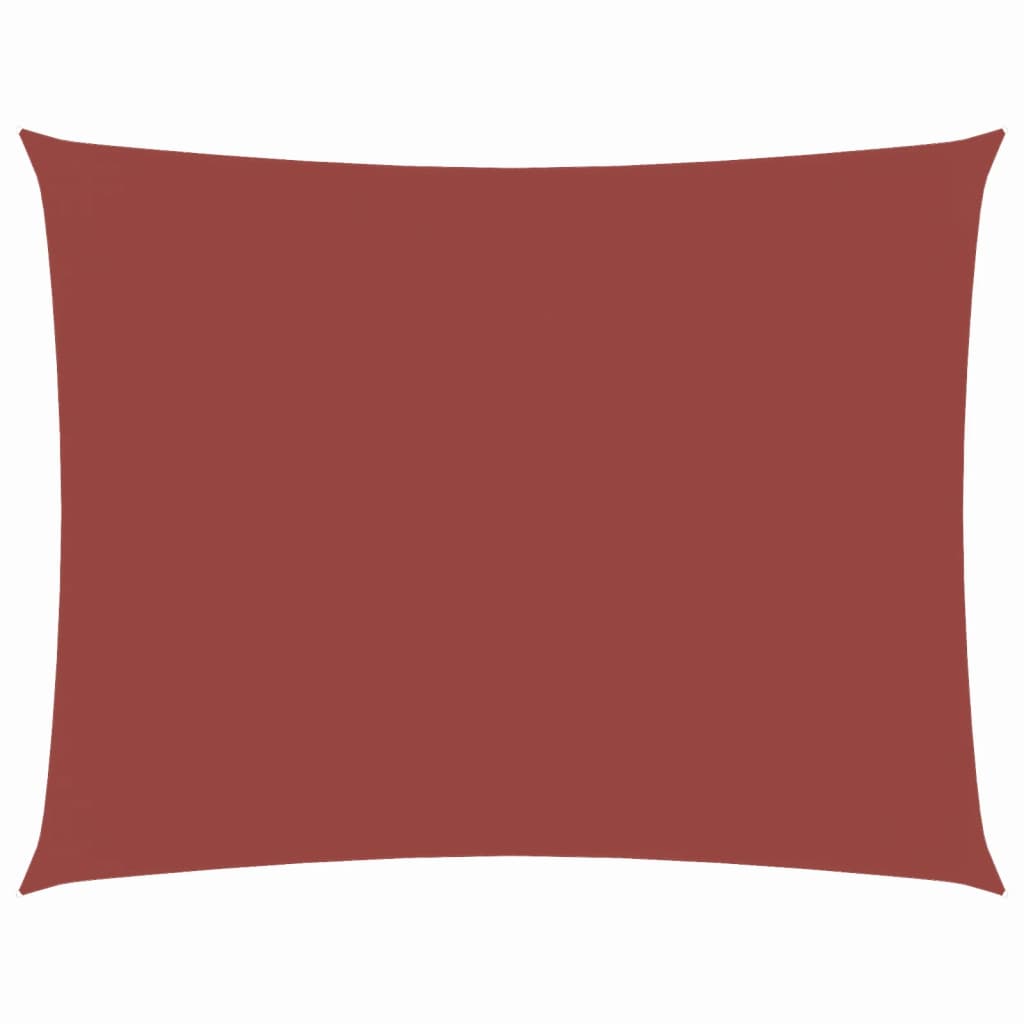 Parasole a Vela Oxford Rettangolare 4x6 m Terracotta - homemem39