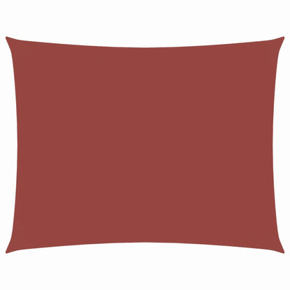 Parasole a Vela Oxford Rettangolare 4x6 m Terracotta - homemem39