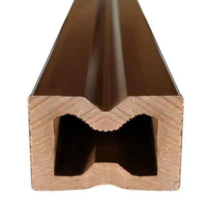 Pavimento da Deck 6 pcs Marrone WPC