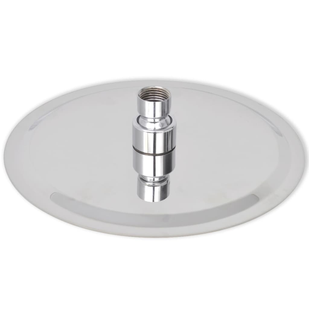 Testa Doccia a Pioggia in Acciaio Inossidabile 20 cm Rotonda - homemem39