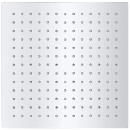 Testa Doccia a Pioggia in Acciaio Inossidabile 25x25cm Quadrata - homemem39