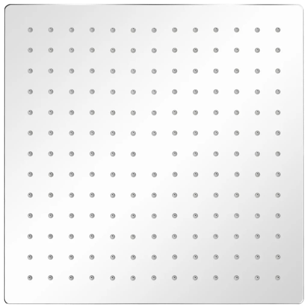 Testa Doccia a Pioggia in Acciaio Inossidabile 30x30cm Quadrata - homemem39