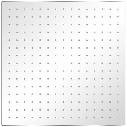 Testa Doccia a Pioggia in Acciaio Inossidabile 40x40cm Quadrata - homemem39