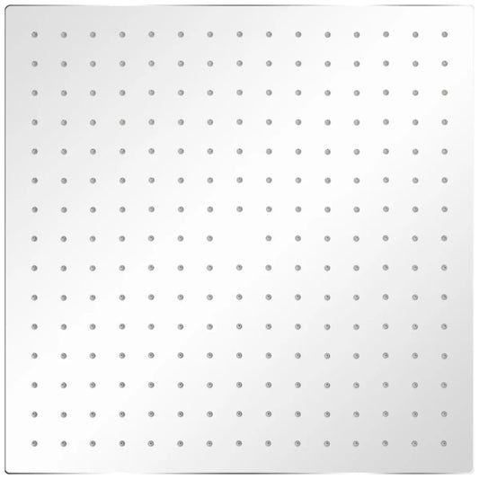 Testa Doccia a Pioggia in Acciaio Inossidabile 40x40cm Quadrata - homemem39
