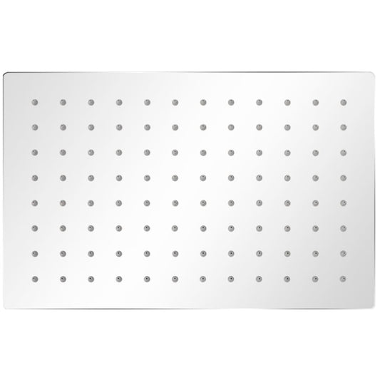 Testa Doccia a Pioggia in Acciaio Inox 20x30 cm Rettangolare - homemem39