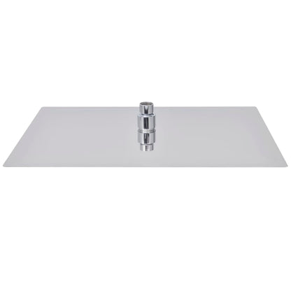 Testa Doccia a Pioggia in Acciaio Inox 30x40 cm Rettangolare - homemem39