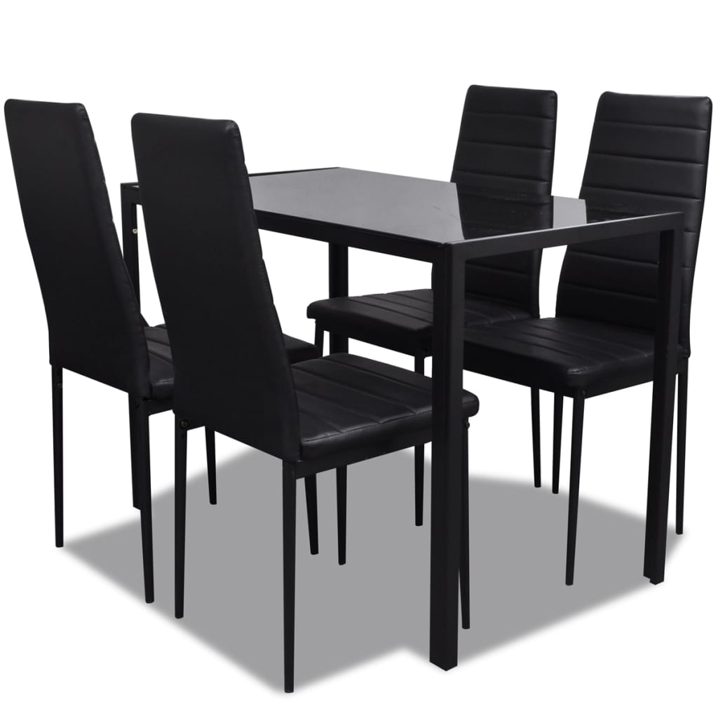 Set da Pranzo 5 pz Nero - homemem39
