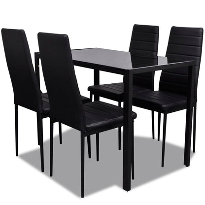 Set da Pranzo 5 pz Nero - homemem39