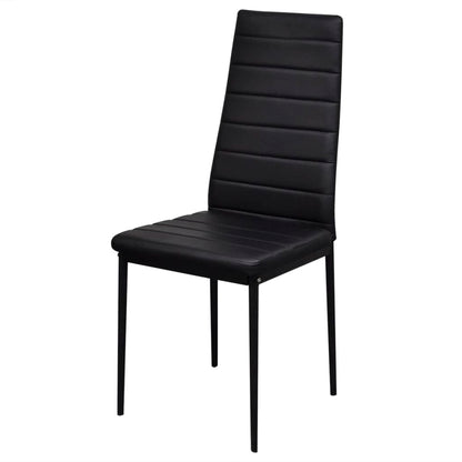 Set Tavolo da Pranzo 7 pz Nero - homemem39