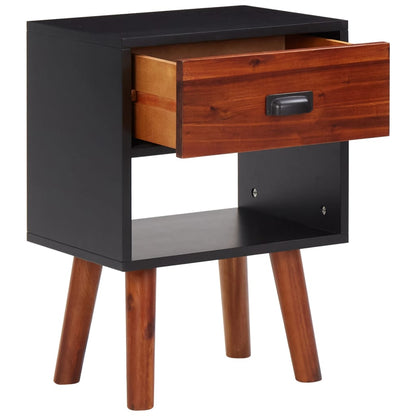 Comodino in Massello Acacia 40x30x57 cm | homemem39