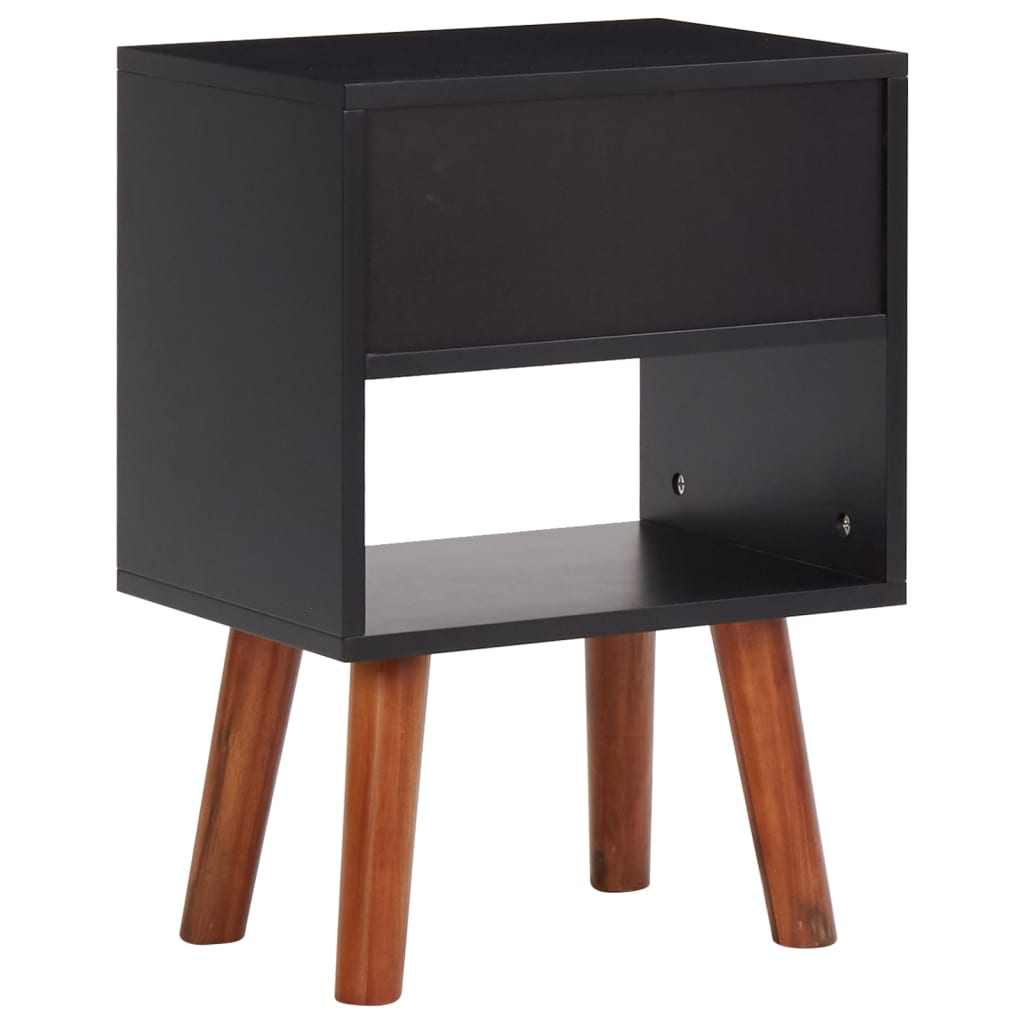Comodino in Massello Acacia 40x30x57 cm | homemem39