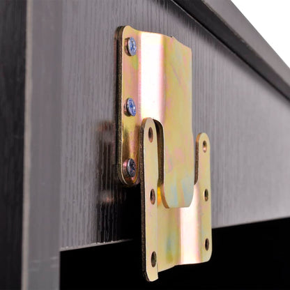 Set Mobili da Bagno 4 pz con Lavabo e Rubinetto Nero | homemem39