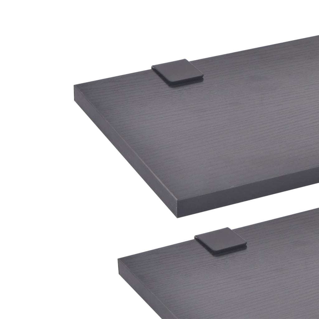 Set Mobili da Bagno 9 pz con Lavabo e Rubinetto Nero | homemem39