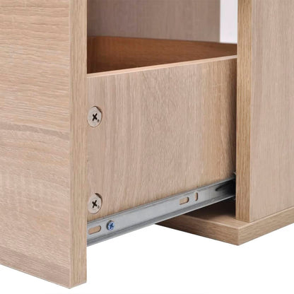 Set Mobili da Bagno 9 pz con Lavabo e Rubinetto Beige | homemem39