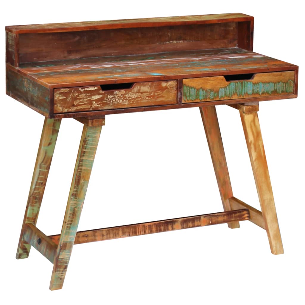 Scrivania in Legno Massello Anticato | homemem39