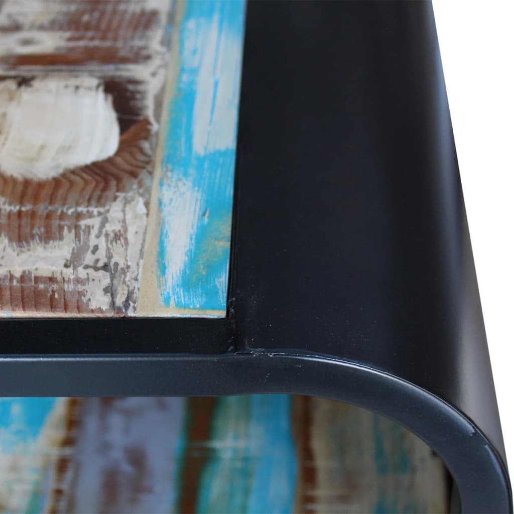 Tavolino da Salotto in Legno Massello di Recupero