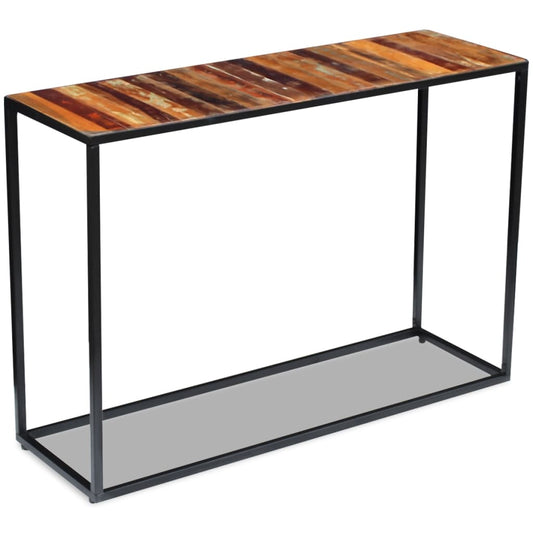Consolle in Legno Massello Recuperato 110x35x76 cm | homemem39
