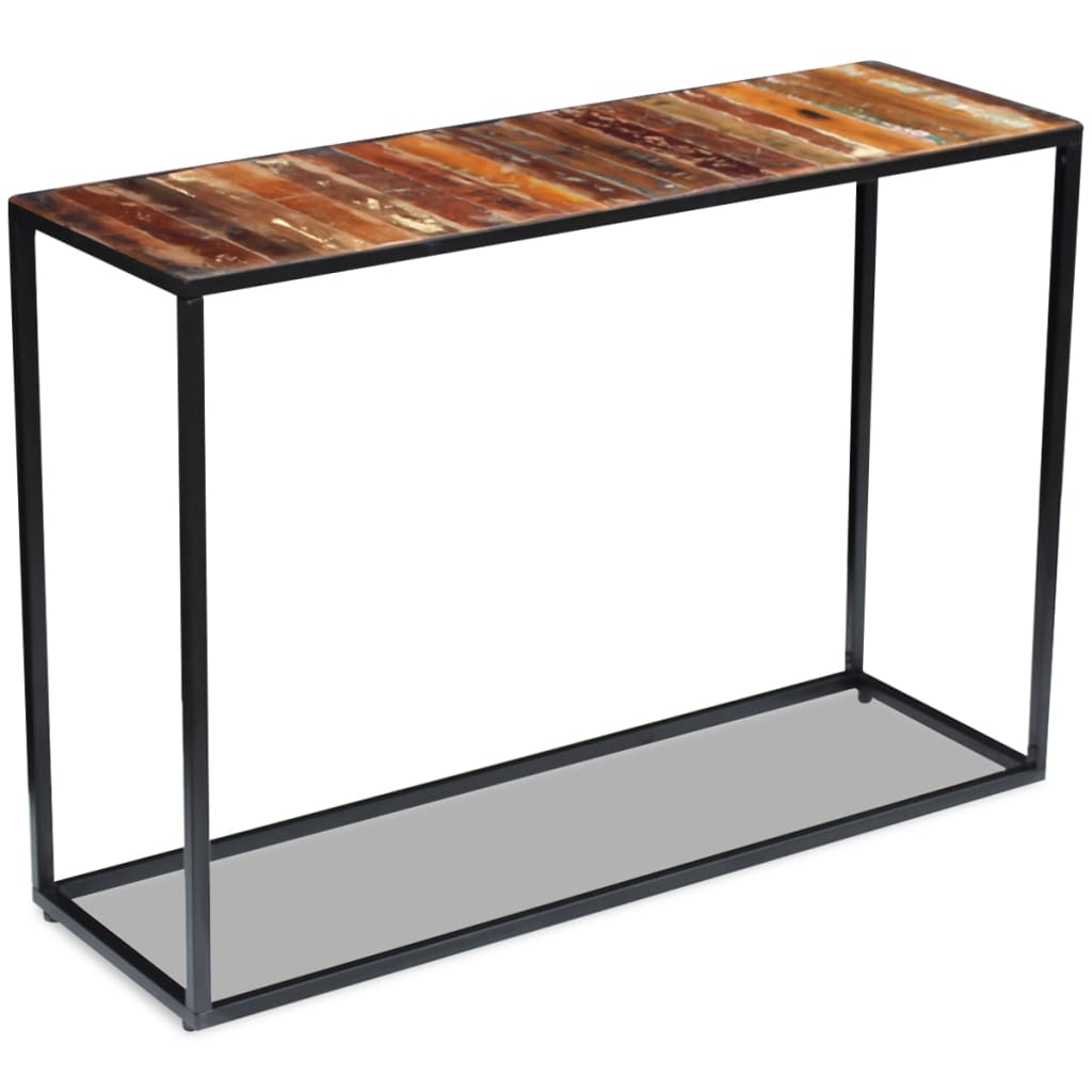 Consolle in Legno Massello Recuperato 110x35x76 cm | homemem39