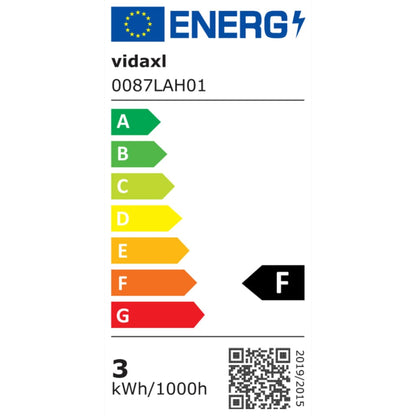 Lampada LED da Parete 2 pz Acciaio Inox Proiezione Basso