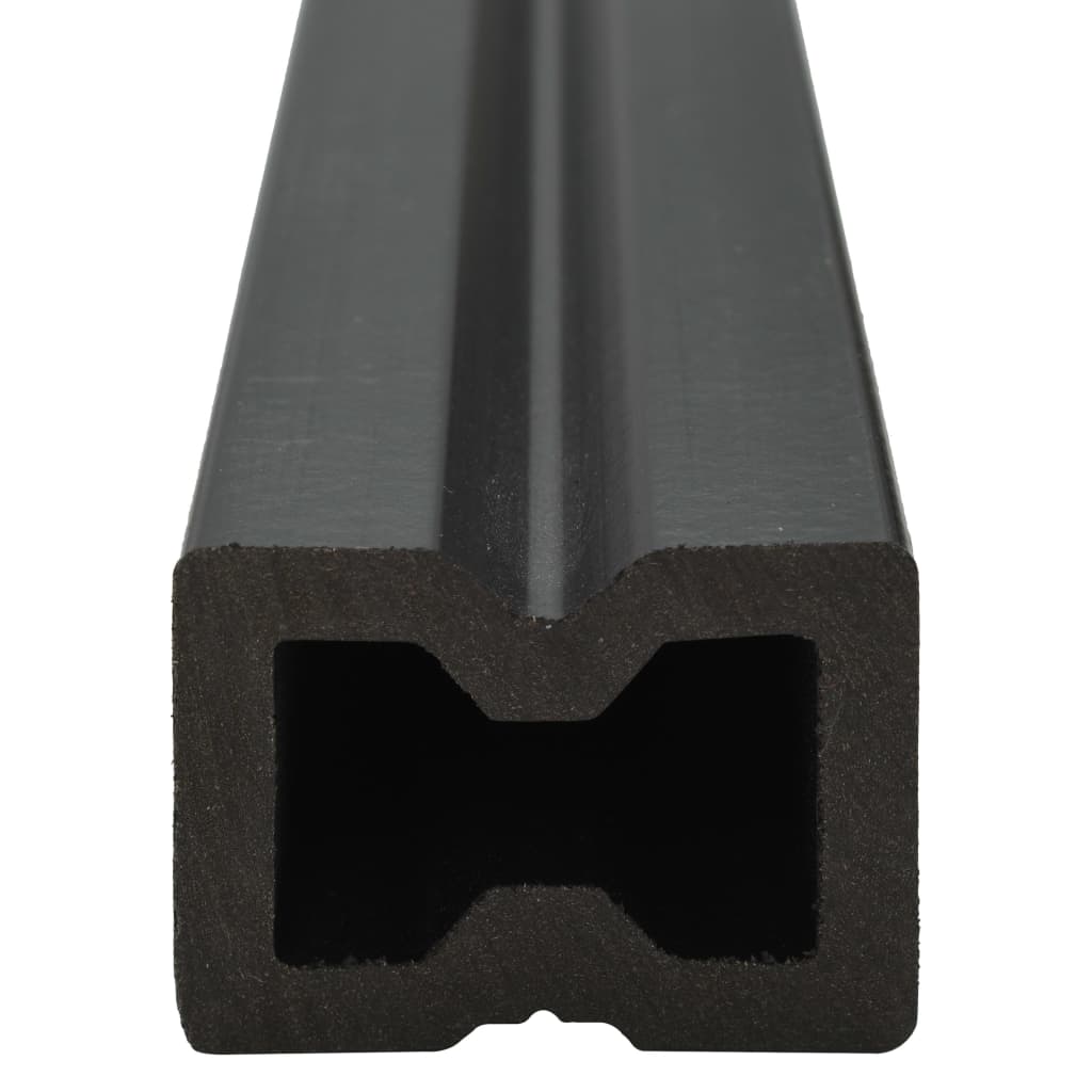 Pavimento per Esterni in WPC con Accessori 16 m² 2,2 m Marrone - homemem39