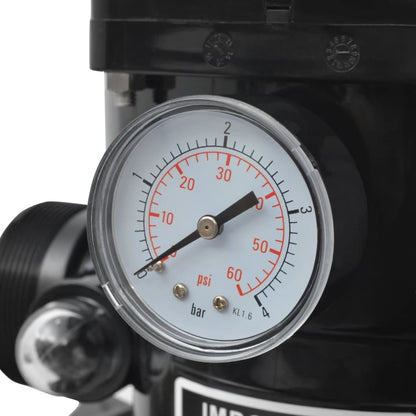 Filtro a Sabbia per Piscine Valvola a 6 Posizioni Blu 460 mm - homemem39