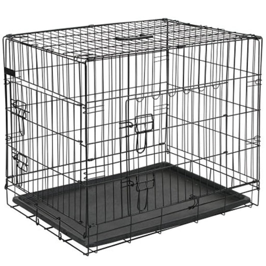 @Pet Gabbia per Cani in Metallo 50,8x30,5x35,5 cm Nera 15006 - homemem39