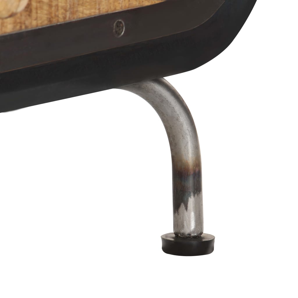 Tavolino da Salotto 100x50x35 cm in Legno Massello di Mango | homemem39