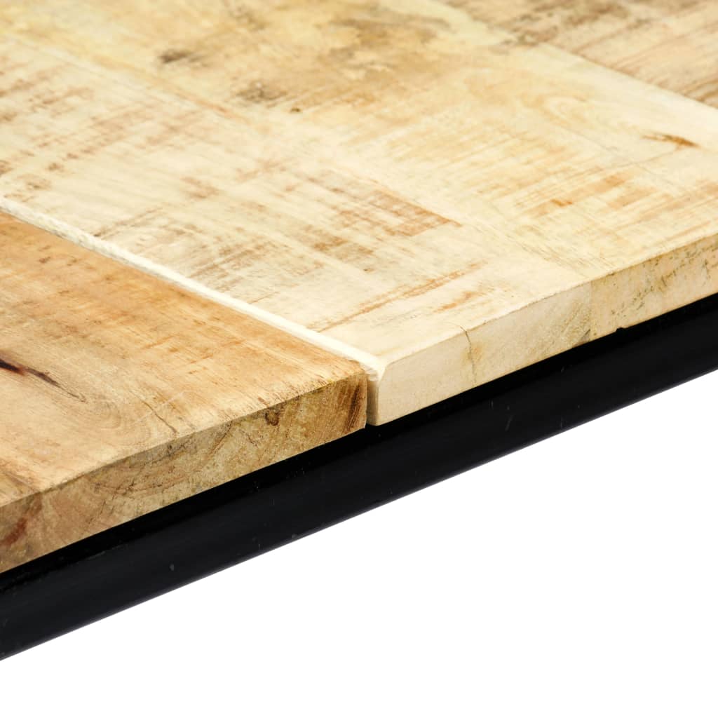 Tavolo da Pranzo 140x70x75 cm in Legno Massello di Mango Grezzo | homemem39