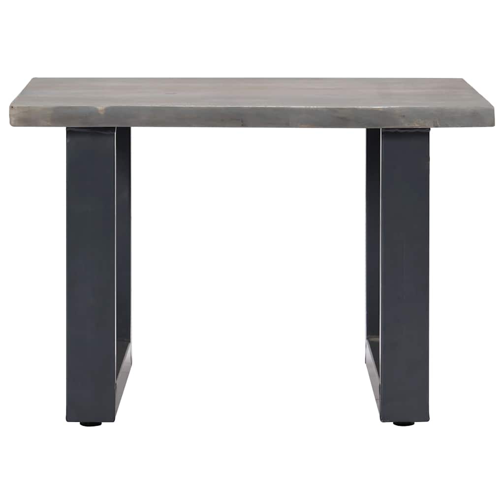 Tavolino da Salotto con Bordi Vivi 60x60x40 cm Massello Acacia | homemem39