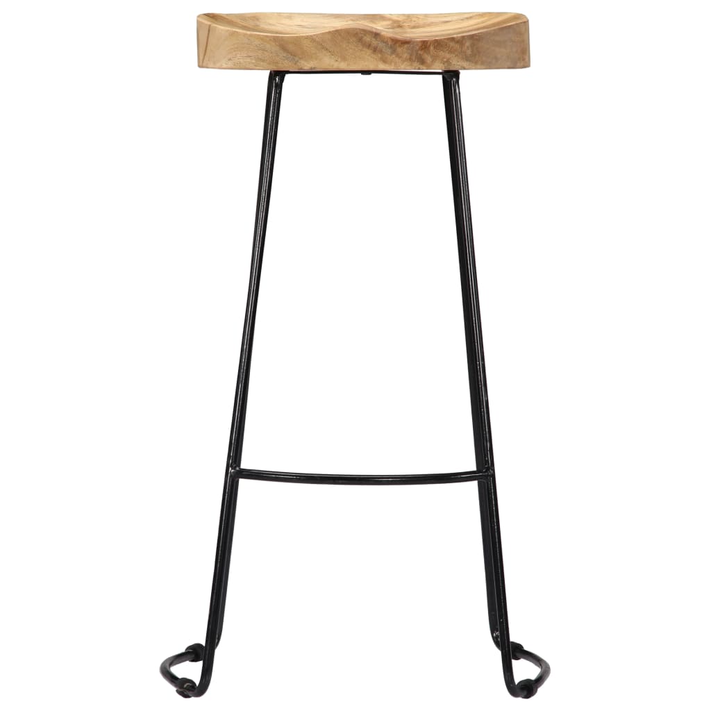 Gavin Bar Stools 2 pcs in Solid Mango Wood