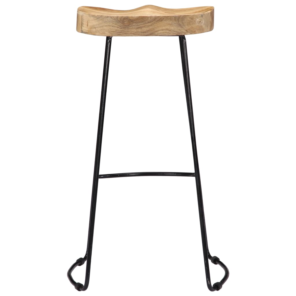 Gavin Bar Stools 2 pcs in Solid Mango Wood