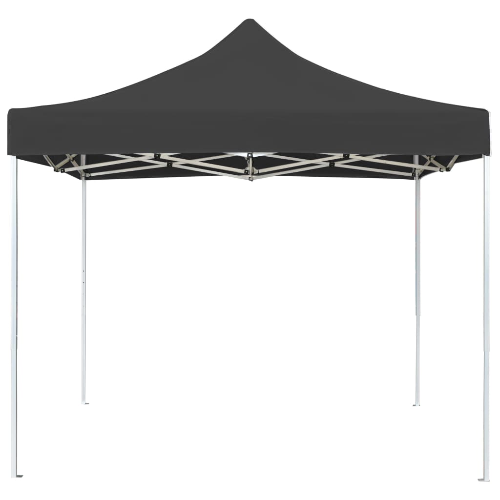 Gazebo Professionale Pieghevole in Alluminio 3x3 m Antracite - homemem39