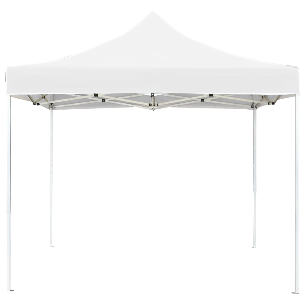 Gazebo Professionale Pieghevole in Alluminio 3x3m Bianco | homemem39