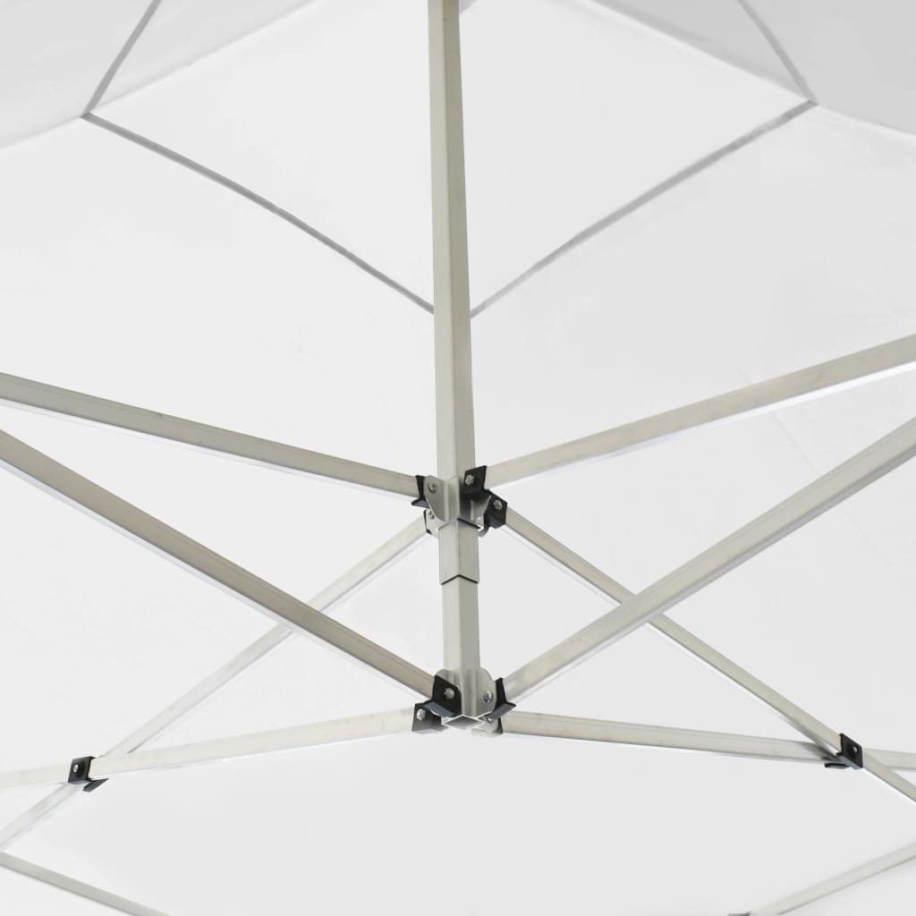 Gazebo Professionale Pieghevole in Alluminio 3x3m Bianco | homemem39