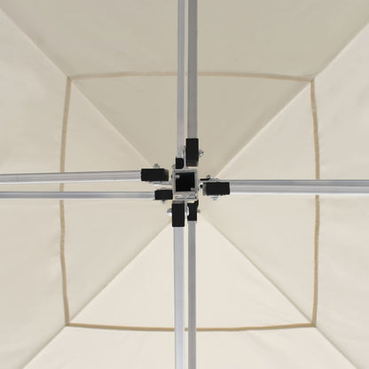 Gazebo Professionale Pieghevole Alluminio con Pareti 3x3m Crema - homemem39