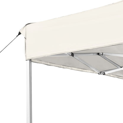 Gazebo Professionale Pieghevole in Alluminio 4,5x3 m Crema - homemem39