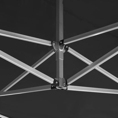 Gazebo Professionale Pieghevole Alluminio 4,5x3 m Antracite - homemem39
