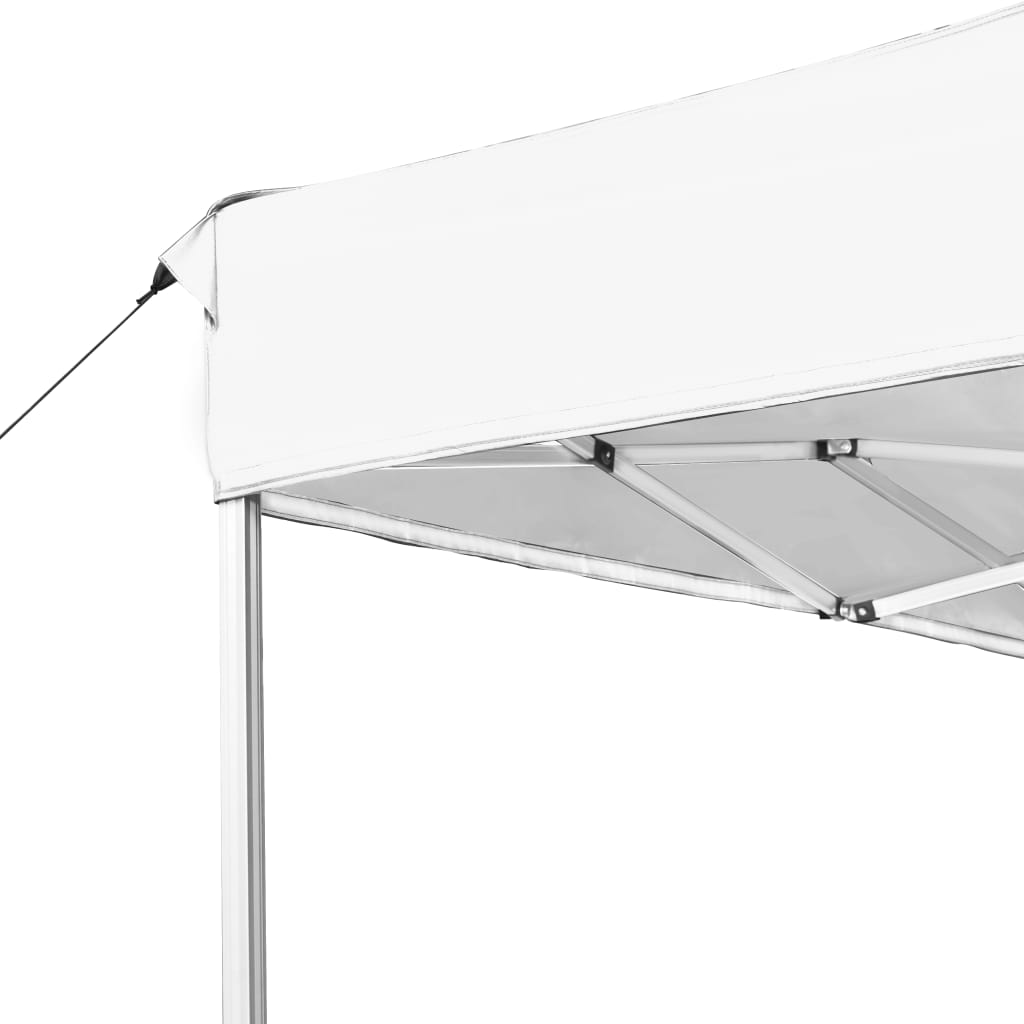 Gazebo Professionale Pieghevole Alluminio 4,5x3 m Bianco - homemem39