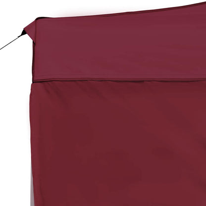 Gazebo Professionale Pieghevole Alluminio Pareti 4,5x3m Rosso - homemem39