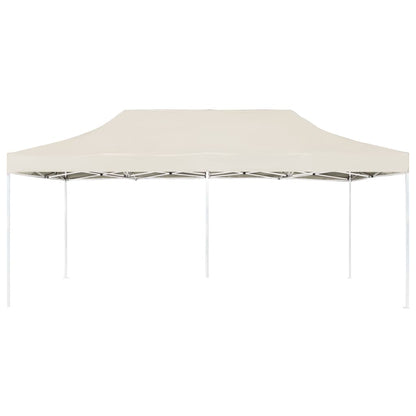 Gazebo Professionale Pieghevole in Alluminio 6x3 m Crema - homemem39