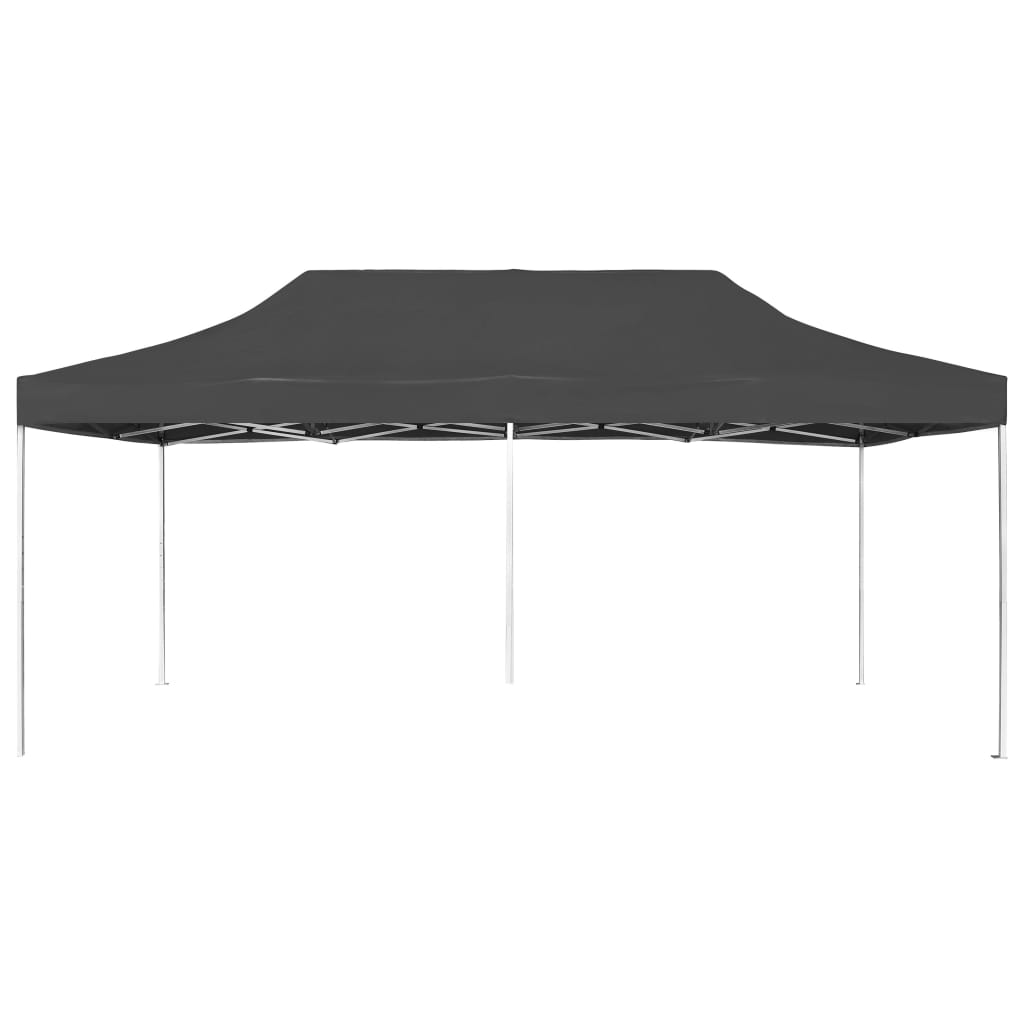 Gazebo Professionale Pieghevole Alluminio 6x3 m Antracite - homemem39