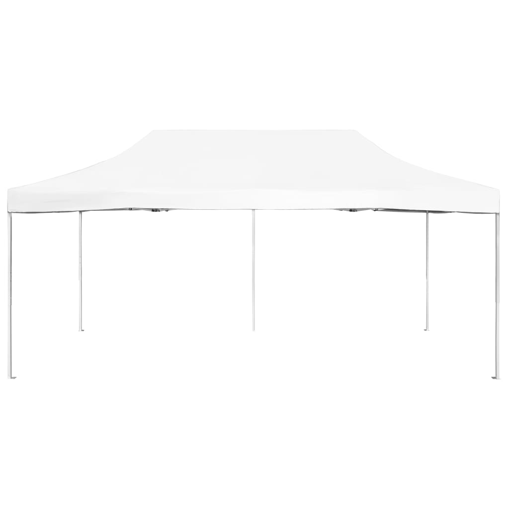 Gazebo Professionale Pieghevole Alluminio 6x3 m Bianco - homemem39