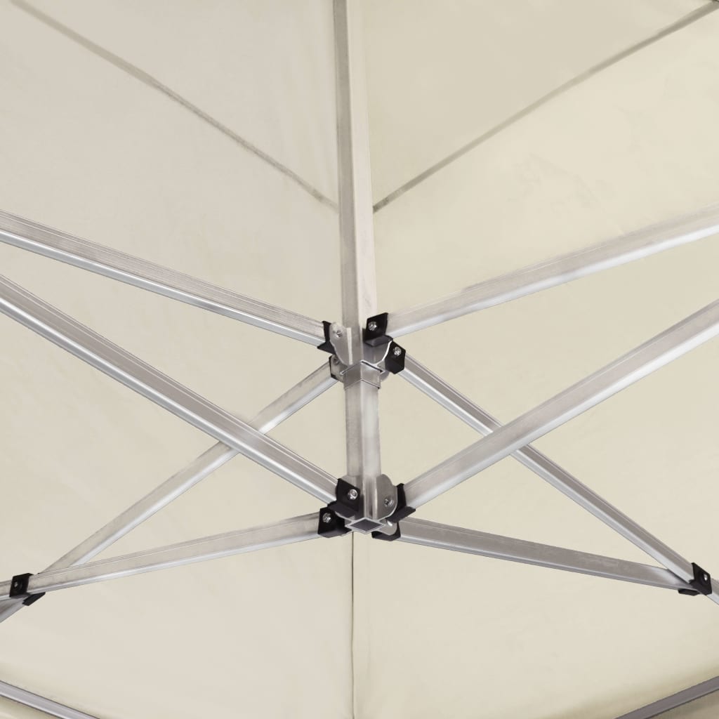 Gazebo Professionale Pieghevole Alluminio con Pareti 6x3m Crema | homemem39
