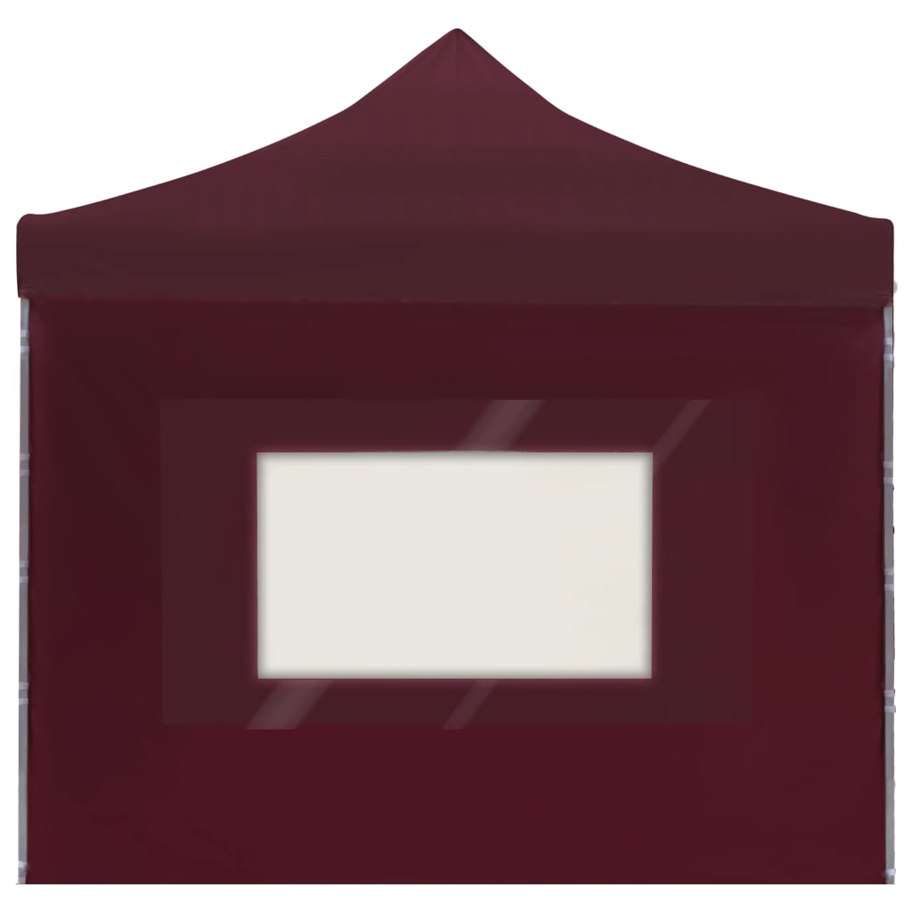 Gazebo Professionale Pieghevole Alluminio con Pareti 6x3m Vino | homemem39